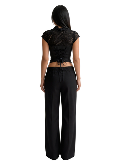 Lace Overlay Corset